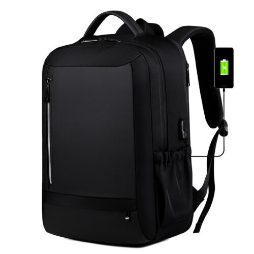 MOCHILA VIAJERA EXPANDIBLE  - NEGRO