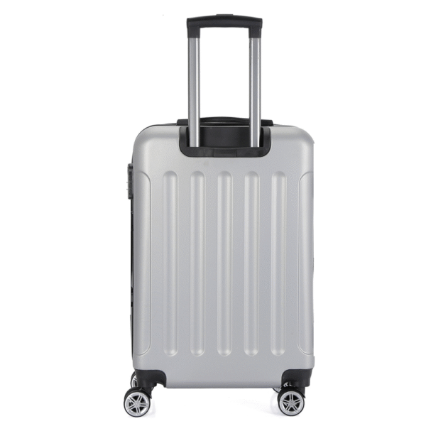 maleta 10kg CD Plateado 2 MALETA CABINA CLAVE 10KG - PLATEADO