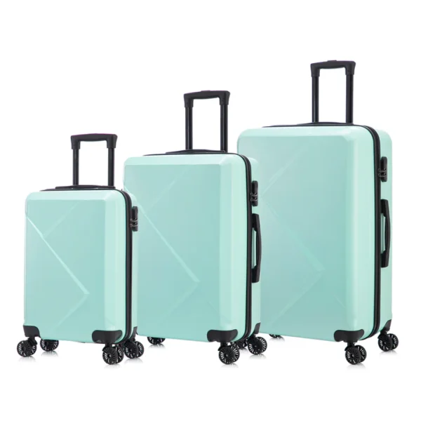 maleta generico celeste 1 MALETAS TRIPACK GENERICO - CELESTE