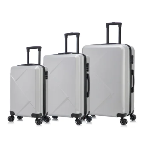 MALETAS TRIPACK GENERICO - PLATEADO