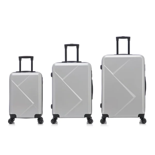 maleta generico plateado 2 MALETAS TRIPACK GENERICO - PLATEADO