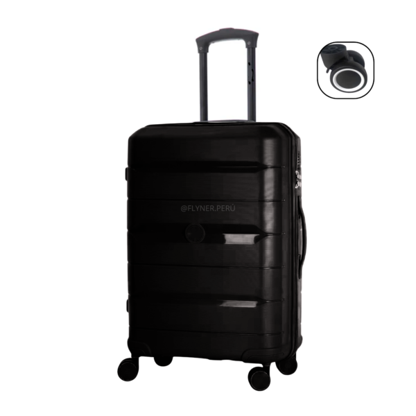 MALETA CABINA RARLON 10KG - NEGRO