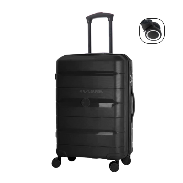 MALETA CABINA RARLON 10KG - NEGRO