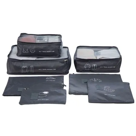 organizadores de viaje 3 ORGANIZADORES DE VIAJE (7 PIEZAS)