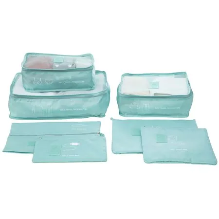 ORGANIZADORES DE VIAJE (7 PIEZAS)